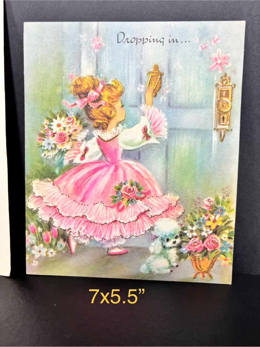 Pink Girl Greeting Card